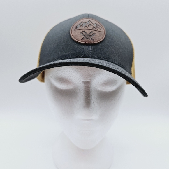 VORTEX | Optics three peaks patch mesh trucker snapback cap hat - Picture 1 of 7